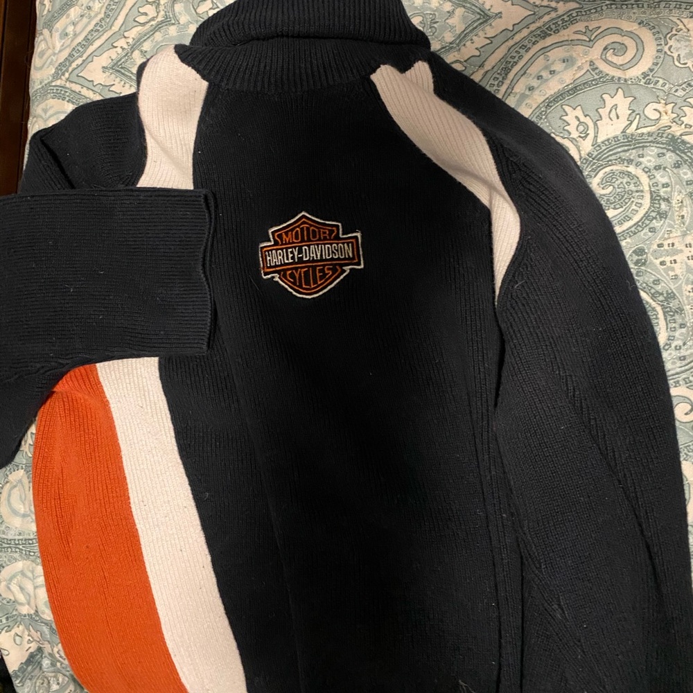 Harley Davidson turtle neck sweater